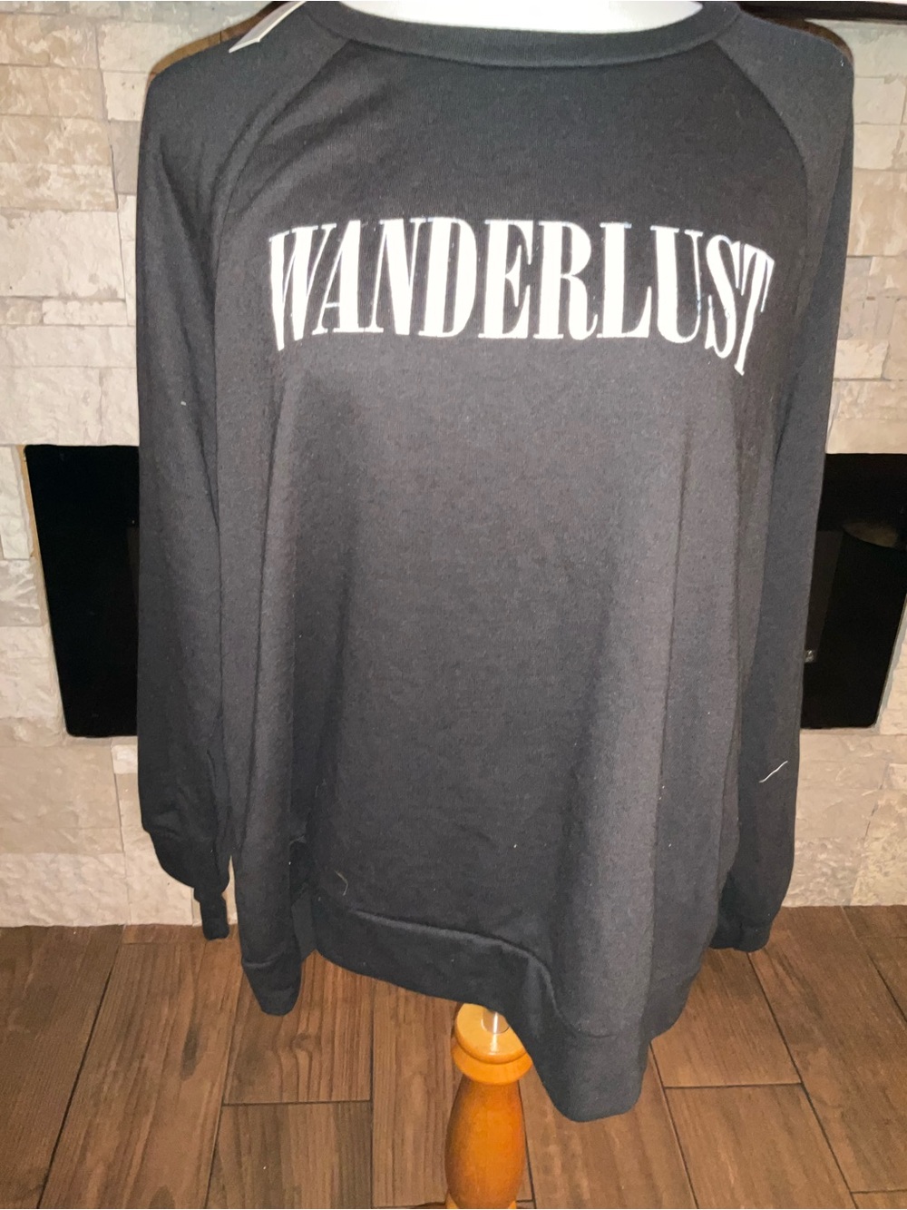 Korye WANDERLUST Black Sweatshirt 1X